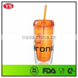 Insulated Double wall plastic tumbler cups with lid