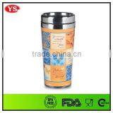 16 Ounce Photo Insert Inner Stainless Outer Plastic Thermal Mug Wholesale thumbnail-2