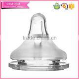 Newborn Accessaries 100% Food Grade Classic Silicone Nipple for Baby Feeding Bottles thumbnail-1