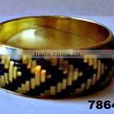 Indian Brass Metal & Plasticl Fashion Bracelet Bangle Weaved thumbnail-2