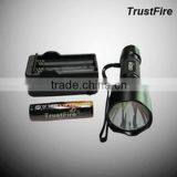 TrustFire C8 XR-E Q4 Greenlight Aluminum Rechargeable led Flashlight