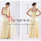 Sexy New Fashion Bridesmaid Gown 2015 Latest Design Sleeveless Vintage Bridesmaid Dresses thumbnail-5