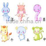 Water Transfer Colorful Cute Customized Ribbon Ice Cream Temporary Kids Body Tattoo thumbnail-2