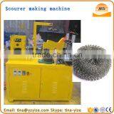 Stainless steel wire mesh brush scourer cheaning ball machine