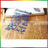 Beautiful Letter Blue Gold Glitter Sticker thumbnail-3