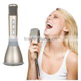 2016 new gadgets bluetooth 3.0 karaoke microphone player handheld k068 microphone