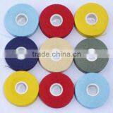 Sideless rewound bobbin thread for sewing machine