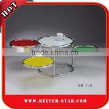 Home Furniture Swivel Glass Coffee Table