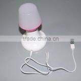 Solar Energy Table Light With 2W Solar Panel and Superbright Warm Color Led