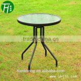 Steel Cafe Coffee Glass Table
