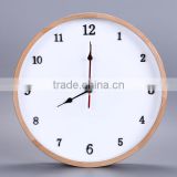 Home Fancy Decorative Cutomized Logo Wooden Wall Clock