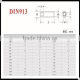 M5 x 3 Stainless Steel DIN 913 Set Screw With Flat Point thumbnail-4