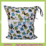 Solid Zippered Baby Wet and Dry Cloth Diaper Bag thumbnail-5