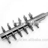 8 mm in 4mm Out One Way in 12 Way Out Metal Air Control Valve Both for Liquid thumbnail-6