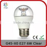 G16.5 DIMMABLE 500LM 6W 50WE E26 SPHERICAL CRYSTAL BULB WITH UL TECHNOLOGY thumbnail-1