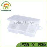 3 Grids Small Plastic Sealed Box Organizer With Lid thumbnail-3