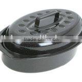 Black Enaml Roaster thumbnail-3