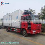 4*2 12ton FAW Refrigerated Truck for Sale thumbnail-1