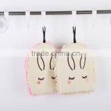Microfiber Chenille Cleaning Glove With Embroidered Rabbit thumbnail-1