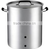 10Gal stainless steel heavy duty home brew boiling pot