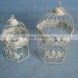 2014 New Design Europe and America Classic Style S/2 Bird Cage for Wedding Antique White Color thumbnail-1