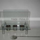 Stainless Steel and Tempered Glass Indoor Bio Fuel Fireplace Burner thumbnail-1