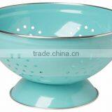 Factory Custom 3QT 5QT Metal Fruit Basket Vegetable Fruit Conlander With Handle thumbnail-4