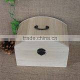 FSC Unfinished Lightweight Recyclable Feature Wood Toy Box With Handle thumbnail-4