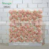 SAST-70015 Pink and White Flower Wedding Decor Wall Hydrangea Fake Flower Wall Decor thumbnail-1