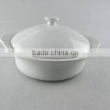 Wholesale Cheap White Ceramic Tureen for Soup/dinner Use With Lid thumbnail-1