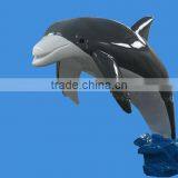 Fiberglass Dolphin Sculpture Fiberglass Penguine Statue thumbnail-1