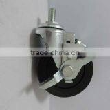 4" Steam Caster With Side Brake thumbnail-1