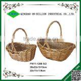 Bulk Wicker Woven Gift Basket Antique Willow Handle Basket for Sale thumbnail-1