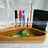 Cute Design Fashion Bamboo Table Pen Holder thumbnail-2