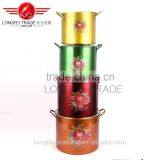 High Quanlity Simple to Use Kitchen Accessories Colorful Stainless Steel Cookware Pot thumbnail-1