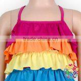 Pretty Rainbow Ruffle Baby Girls Swimsuit One Piece thumbnail-5