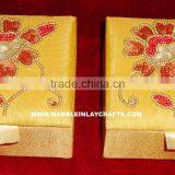 Handmade Zari Embroidery Boxes, Beautiful Box thumbnail-1