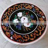 Marble Flower Inlay Table Top, Marble Inlay Coffee Table Top thumbnail-1