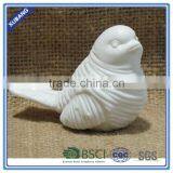 White Ceramic Bird Ornament Hanging Adornment for Christmas Gift thumbnail-2