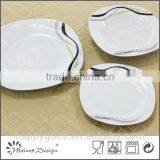 Porcelain Round Ceramic Dinnerware Sets 20pcs/30pcs thumbnail-5
