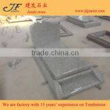 Polished Grey Granite Tombstone And Monument With Classic Design thumbnail-1
