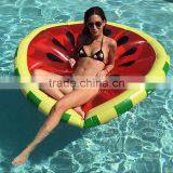 2017 Hot Selling Leasure Giant Inflatable Watermelon Pool Float Outdoor Swimming Ring and Raft Watergame Beach Toys for Fun thumbnail-4