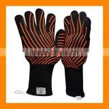 Topbest Hohe Qualitat Grillhandschuhe EN407 Beglaubigte Extrem Hitzebestandige Backhandschuhe, Kuchenhandschuhe,Ofenhandschuhe thumbnail-1