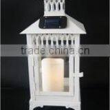 Metal Glass Solar Lanterns Camping Lantern Candle Holders