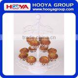 2 Tier 350*350*445mm 12cup Rotating Trojan Cake Display Stand thumbnail-1