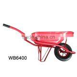 Building Construction Tools and Metal Tray Material and Pneumatic Wheel Wheelbarrow WB6400 thumbnail-2