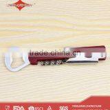 Custom Metal Novelty Wine Corkscrew Stainless Steel Bottle Opener With Knife thumbnail-5