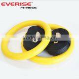 ABS Plastic Gymnastic Rings With Gym Wrist Straps for Strength Training thumbnail-1