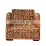 Sofa Chair For Lounge Room, Water Hyacinth Material thumbnail-3