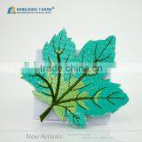 Fashionable Customized Textile Leaf Shape Embroidery Badges thumbnail-4